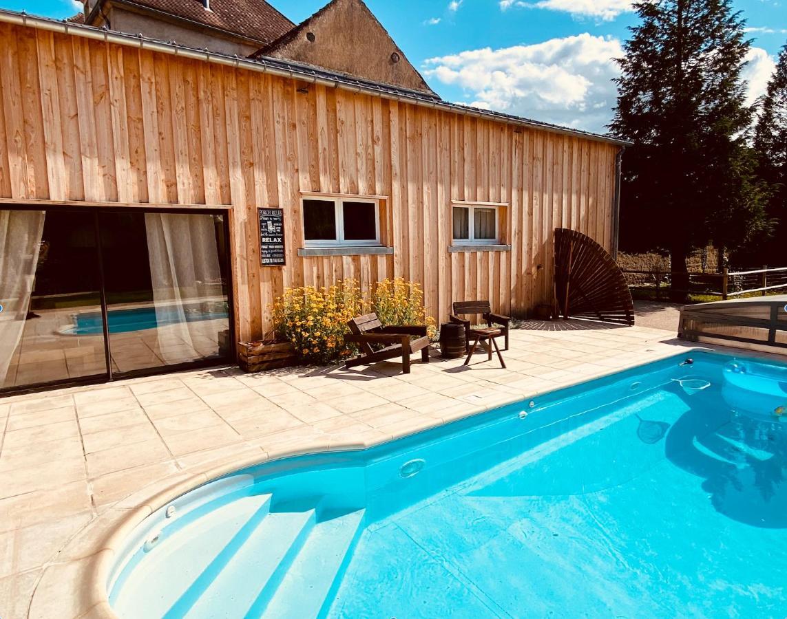 Pool House-L'Hirondelle De Sermizelles- Grand Jardin, Calme Et Nature Aux Portes Du Morvan Exterior photo