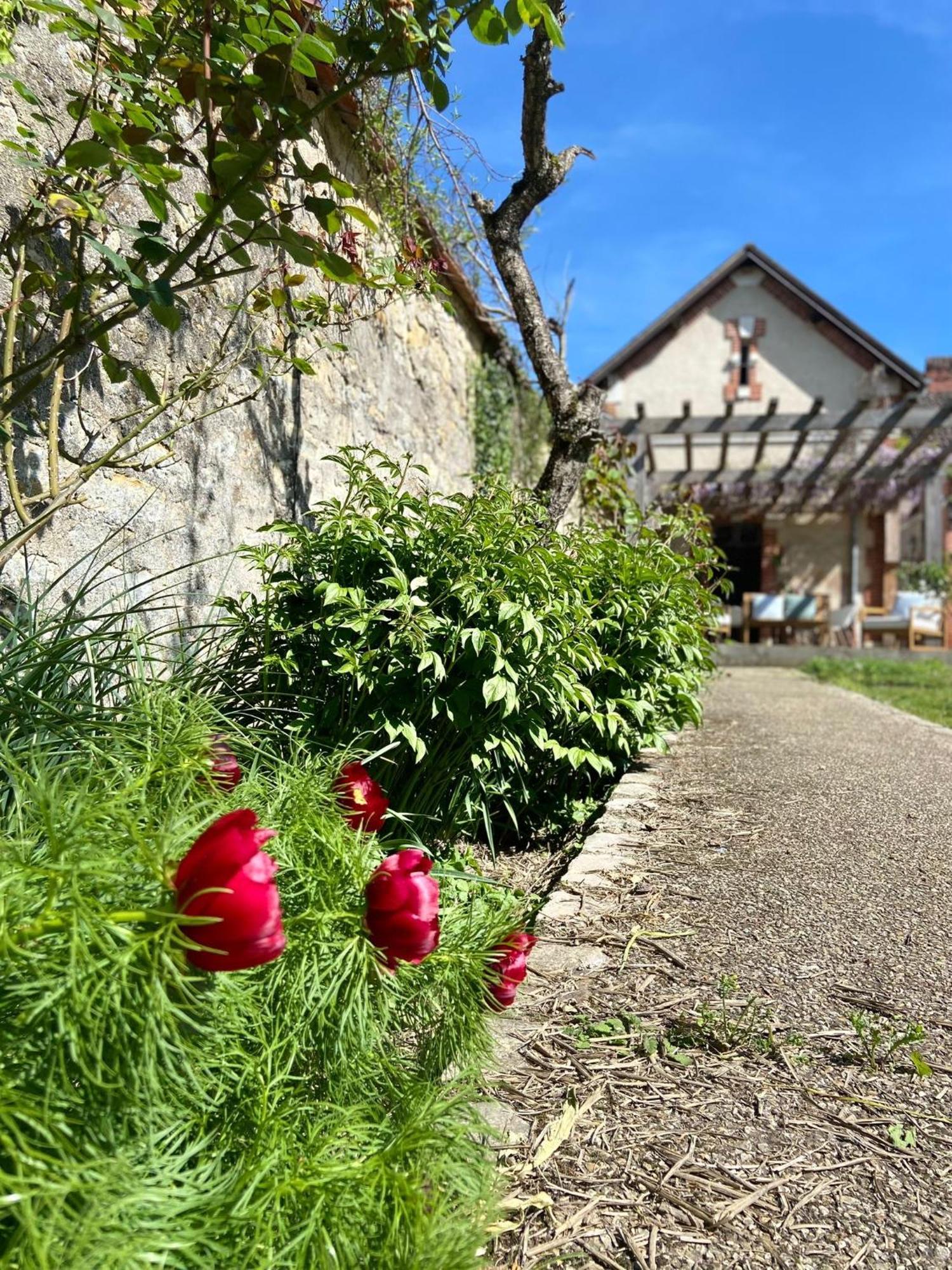 Pool House-L'Hirondelle De Sermizelles- Grand Jardin, Calme Et Nature Aux Portes Du Morvan Exterior photo